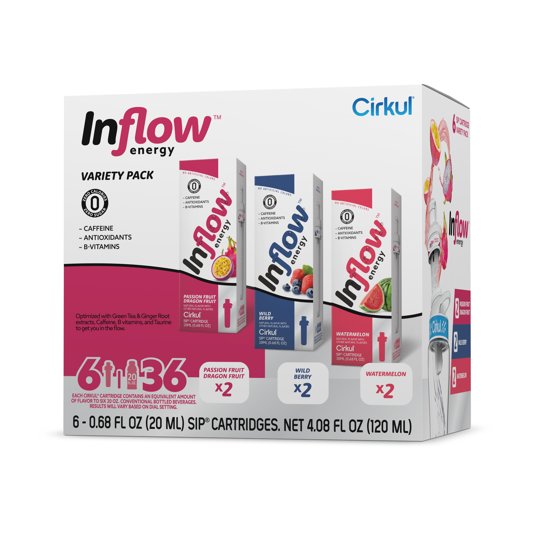 Inflow Energy® 6-Pack Variety Pack