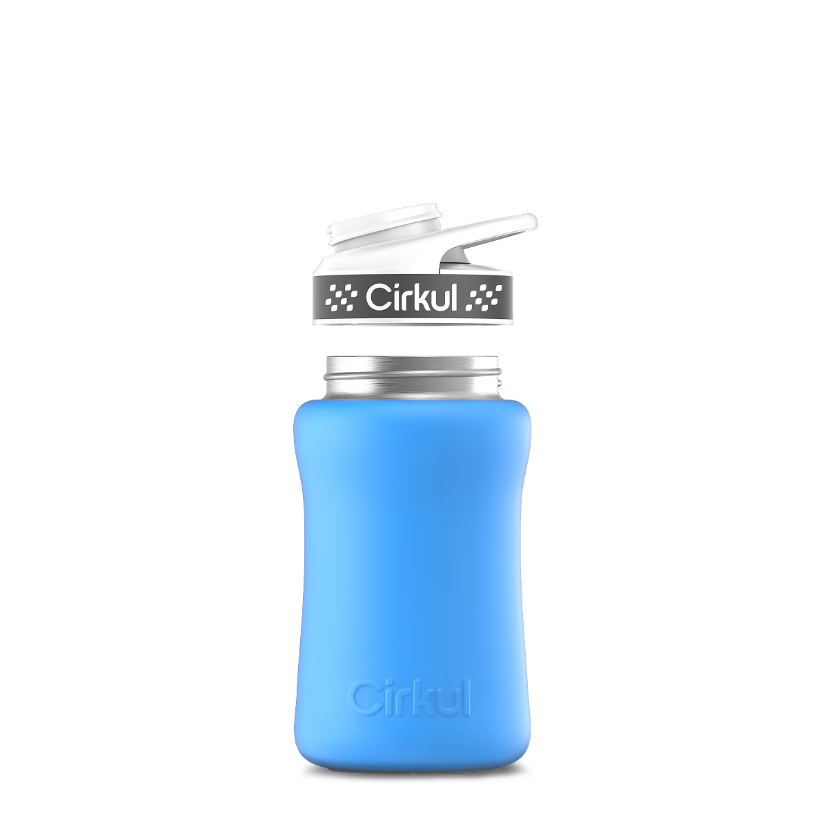 12oz. Stainless Steel Bottle & Comfort Grip Lid