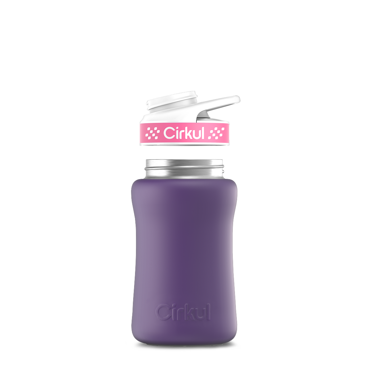 12oz. Stainless Steel Bottle & Comfort Grip Lid